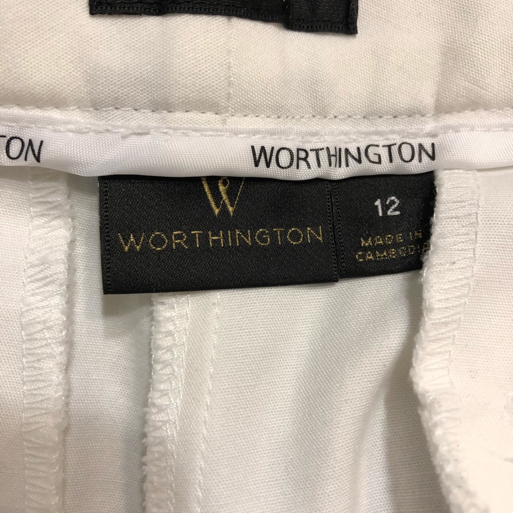 Worthington White Cotton Pants - Picture 3 of 6